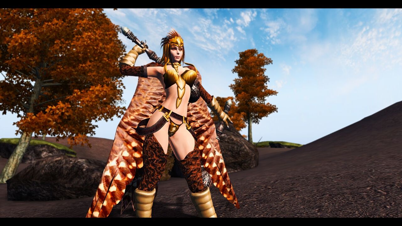 自作mod Harpy Armor Mace Set V1 0 半分oblivion