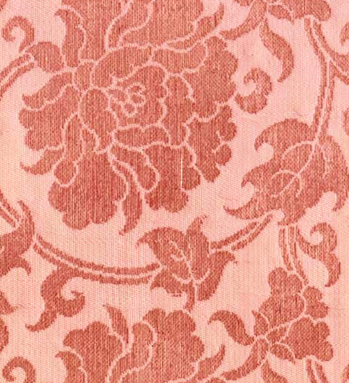 2点セット【小紋】目を惹く洒落味満載　正絹　花唐草　乳白色　ご奉仕価格❣️ 名古屋帯 型染 花唐草模様 金通し 乳白色 O-5464