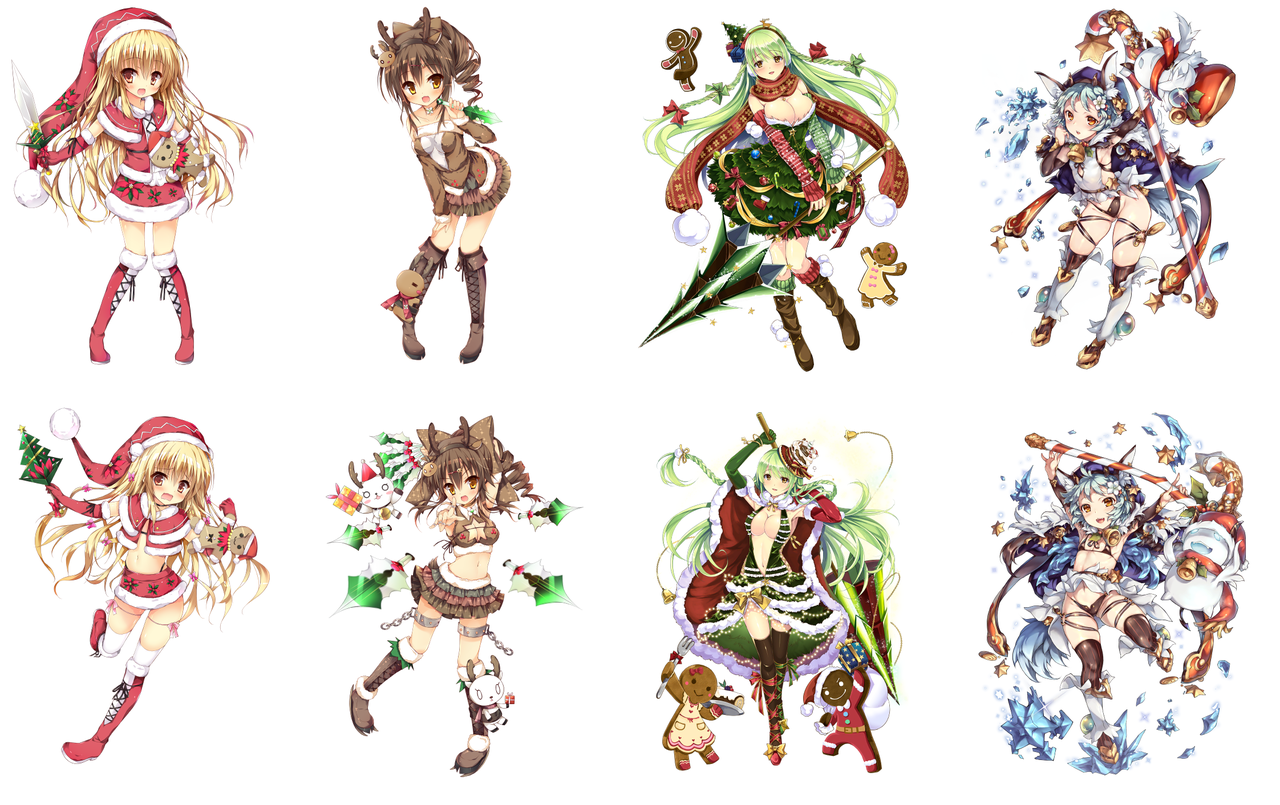 花騎士 緊急任務 クリスマス フェスタ 開始 新キャラの立ち絵一覧 フラワーナイトガール攻略2chまとめ速報