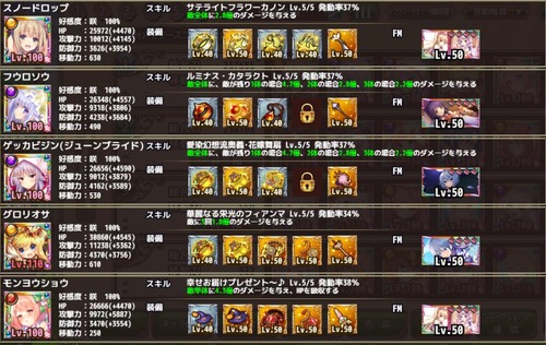 花騎士 アガパンサスを防御変換パに使ってみようと思うのですが フラワーナイトガール攻略2chまとめ速報