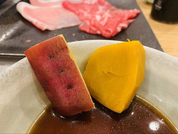 かぼちゃとさつまいも