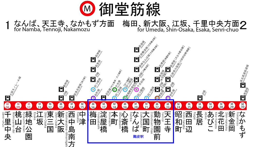 Osakaメトロ 御堂筋線で無料wi Fiが使える駅と場所 まとめ マイペースライフ