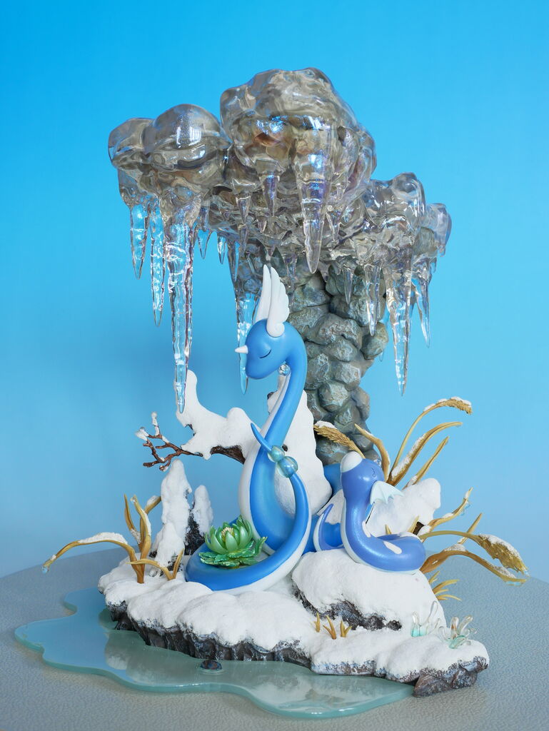 海外 フィギュア スタチュー レビュー Fantasy Studio Dragonair ハクリュー ミニリュウ ポケモン フィギュア スタチュー