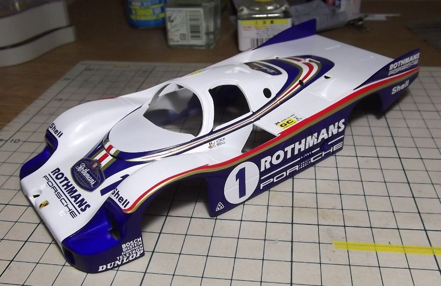 ポルシェ956 ロスマンズカラー 製作 3 : 浜のクマ の ホビーライフ