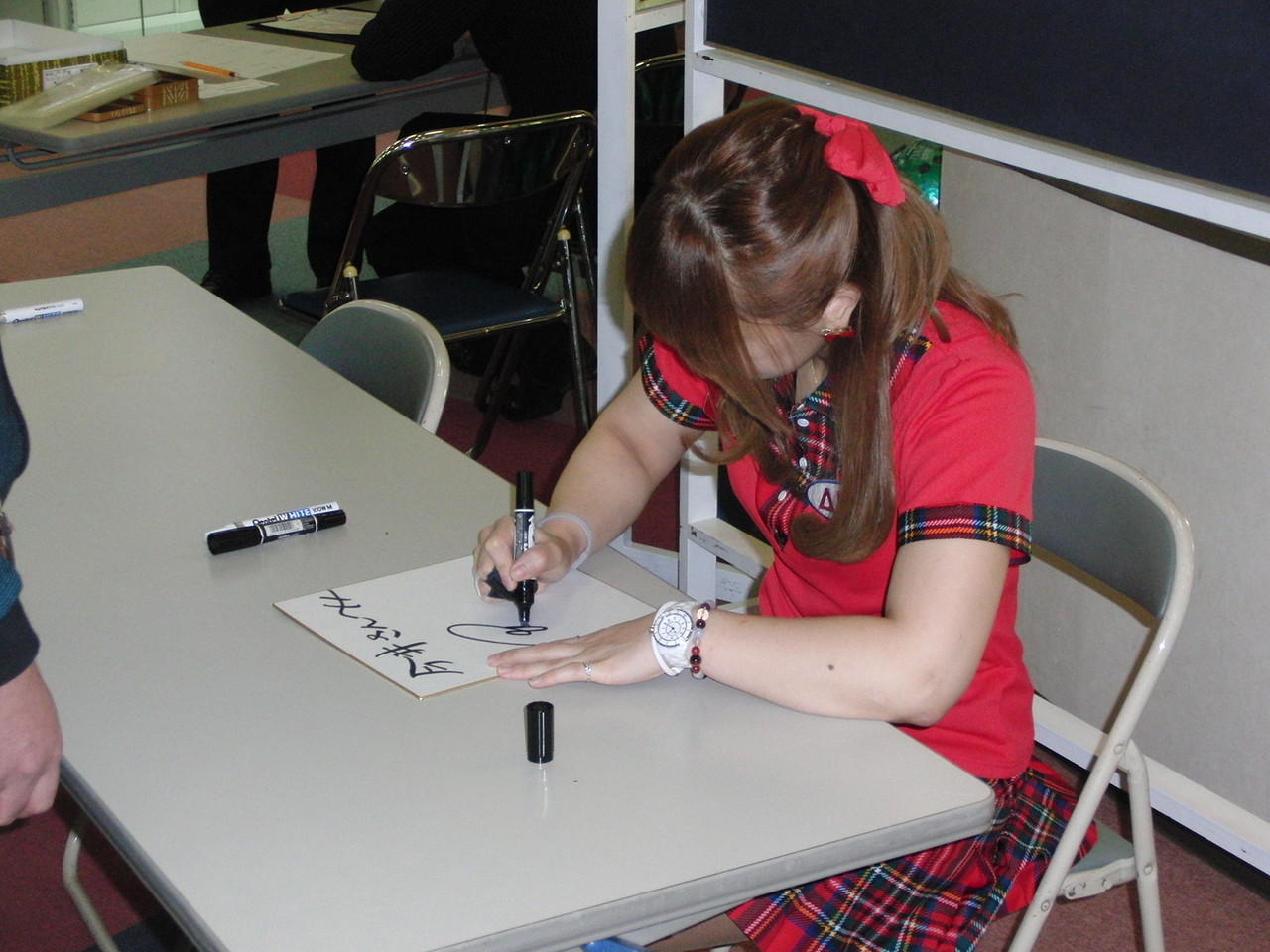 行ってきました 鈴木理沙プロチャレンジ サインもらいに Hamboneのブログ