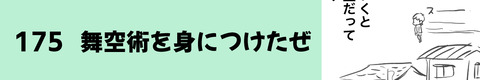 175舞空術を身につけたぜ！