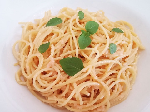 自家製大葉たらこパスタ