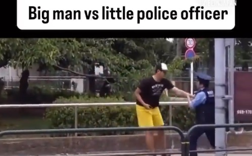 日本の警察さん　外国人から雑魚扱いされてしまう・・・