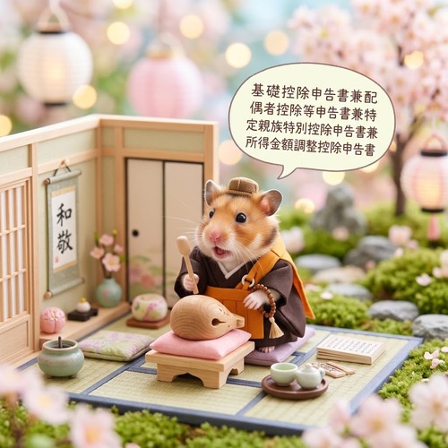 基礎控除申告書兼配偶者控除等申告書兼特定親族特別控除申告書兼所得金額調整控除申告書