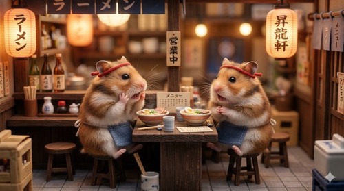 ラーメン屋のカウンター座ったら隣の奴が同じだった時の対処法