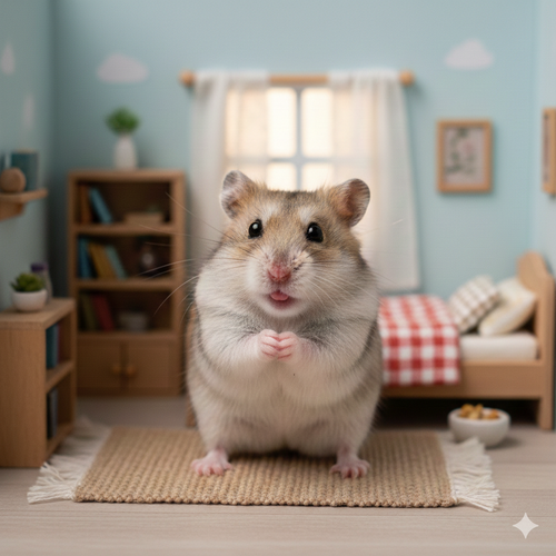 ハムスター　ペロペロ動画かわいくて草