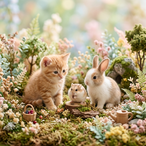 【かわいい速報】ネコとウサギ　最高に平和な組み合わせだったｗｗｗｗｗｗｗｗｗ