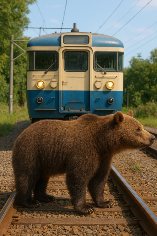 クマさん「電車止めてみたｗｗｗｗｗｗｗｗｗ」
