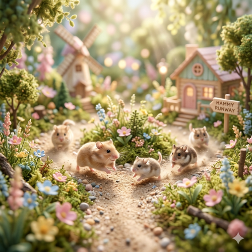 ハムスターの足音でしか得られない栄養