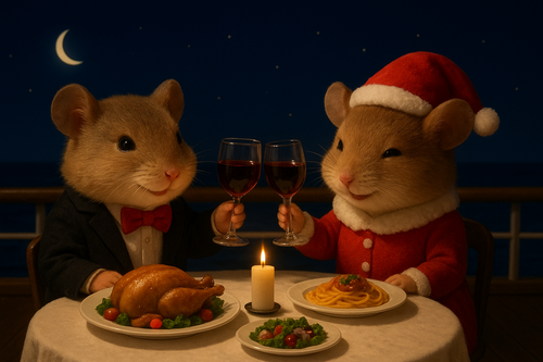 ワイ、クリスマスに彼女とのディナーを予約しようとするも額に震える