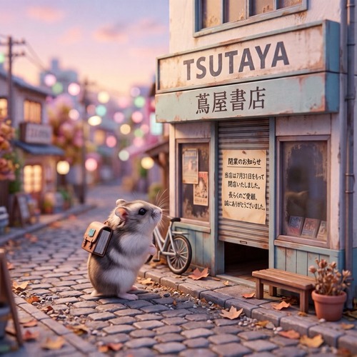 TSUTAYA　絶滅危惧種に