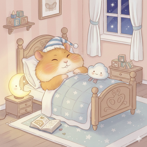 赤ちゃんハムスターのかわいい日常