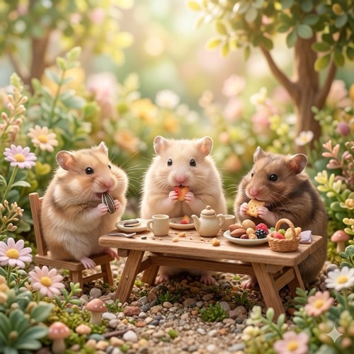 ハムスター　もぐもぐ動画　かわいい