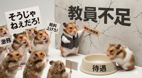 【教員ブラック】文部科学省「ブラックすぎて誰も教員にならないので秘策を考えました！！！」