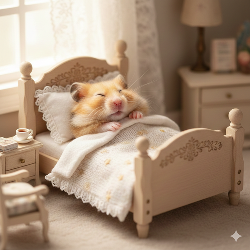 ハムスター寝顔選手権