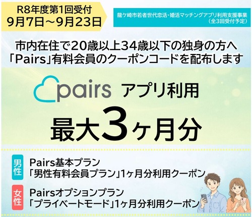 【茨城】龍ケ崎市「税金でマッチングアプリを１ヶ月無料にするぞ！」←頭おかしいと話題に