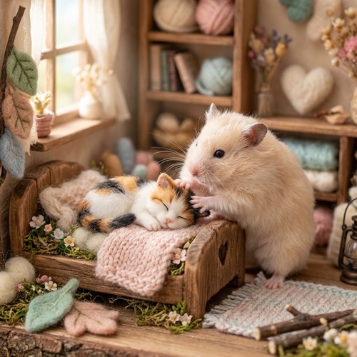 溺愛されて育ったネコちゃんの撫でて目線　かわいい