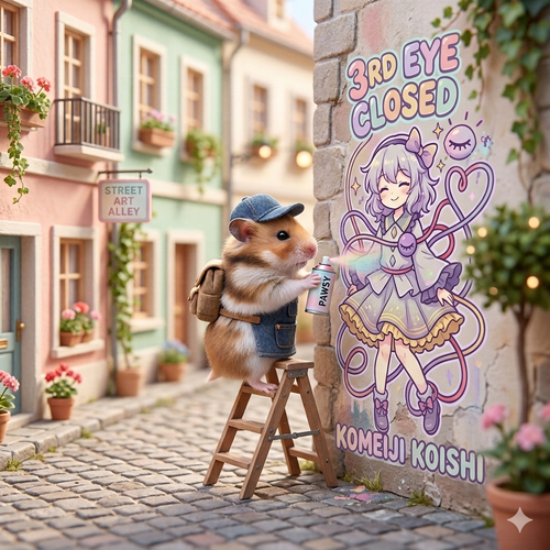 【日本のバンクシー】東方Project・古明地こいしちゃんのイラストが増え続けている件