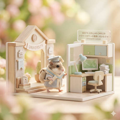 せっかく大学に行かせてもらったんだから、ホワイトカラーの職業に就かなきゃいけないと思い込んでた