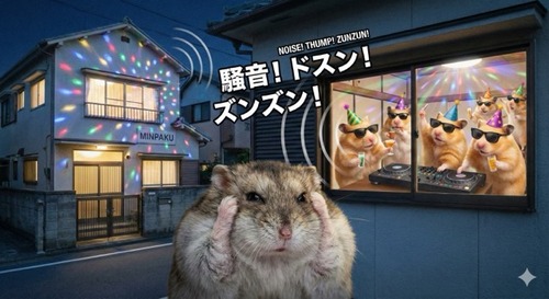 近所が外国人民泊を始めた結果