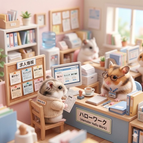 ワイ　ハロワで何もせず帰る