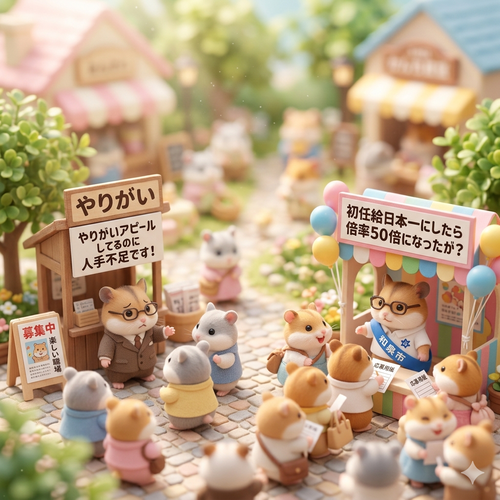 経営者「やりがいアピールしてるのに人手不足です！」大阪・和泉市「初任給日本一にしたら倍率５０倍になったが？」