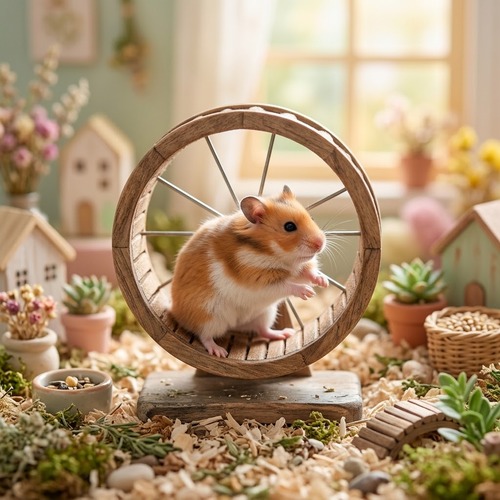 走りながら出ちゃうハムスター　かわいい