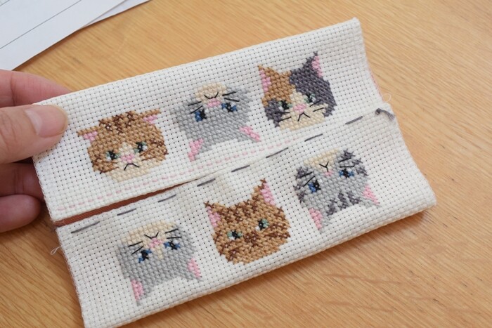 ホビーラホビーレ】超かわいい猫のティッシュケースを作りました