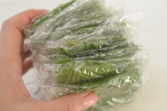 今のうちに冬の準備 生の紫蘇 大葉 を冷凍保存作戦 Happy Go Lucky 心地いい暮らしのコツ Powered By ライブドアブログ