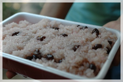 山梨のお赤飯2