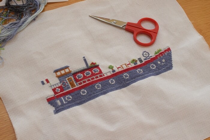 船」のクロスステッチ完成♪ : happy-go-lucky -心地いい暮らしのコツ