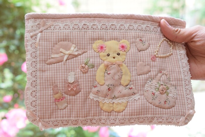 誰が使うの…！？】プリティーすぎるポーチを作りました♬＆お