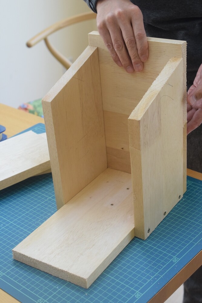 家にあった板でdiy 鳥の巣箱をつくりました Happy Go Lucky 心地いい暮らしのコツ Powered By ライブドアブログ