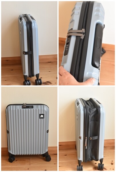 折りたためるスーツケース