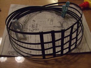 エコクラフトでお正月用花器作り6