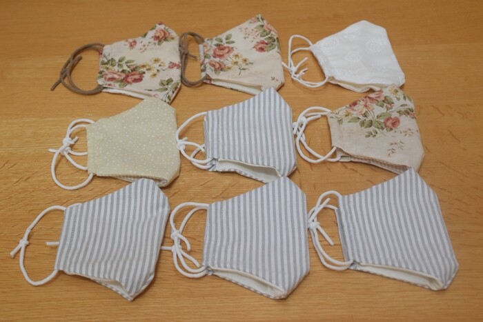 本格的な冬の前に またまたマスク作り コタツ用椅子脚カバー作り Happy Go Lucky 心地いい暮らしのコツ Powered By ライブドアブログ