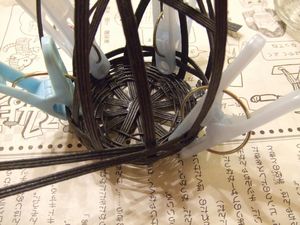 エコクラフトでお正月用花器作り3