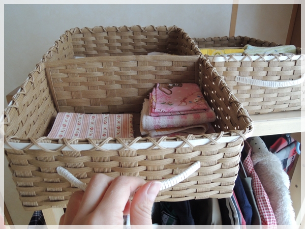 妹の家の片付け「エコクラフトで収納カゴ作り」 : happy-go-lucky
