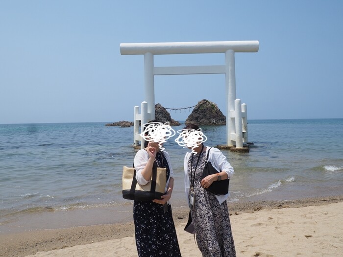 娘と福岡旅行2025】⑦糸島の人気スポット「桜井二見ヶ浦の夫婦岩」観光