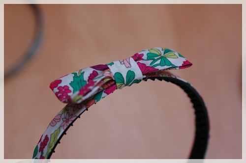 リバティ布で可愛いカチューシャつくり♪ : happy-go-lucky -心地いい