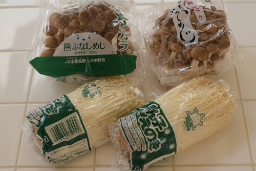 キノコは安いときに買って冷凍保存すればいいのね！…と思ったら…失敗 