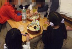 娘の部屋のラグ作り2
