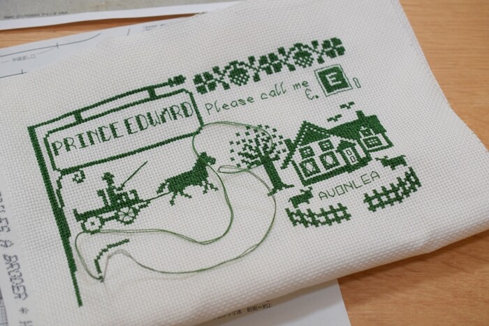 クロスステッチ】「赤毛のアン」のステッチ開始＆楽天スーパーSALE最終