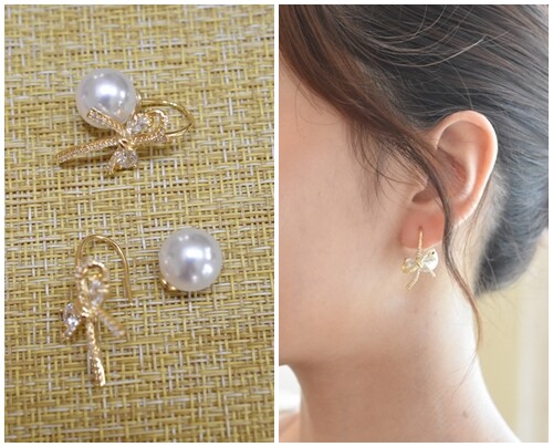 リボンピアス