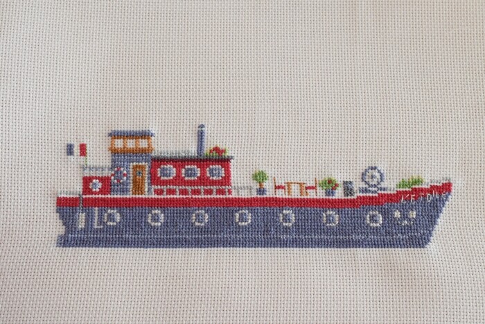 船」のクロスステッチ完成♪ : happy-go-lucky -心地いい暮らしのコツ